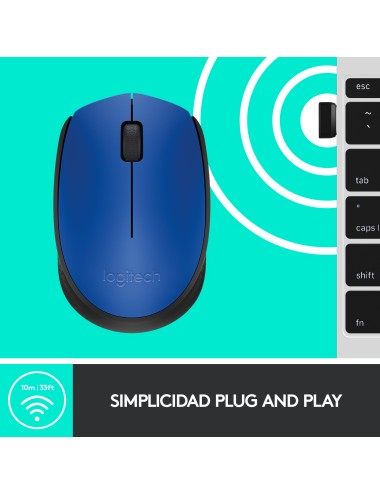 Raton Logitech M171 Azul